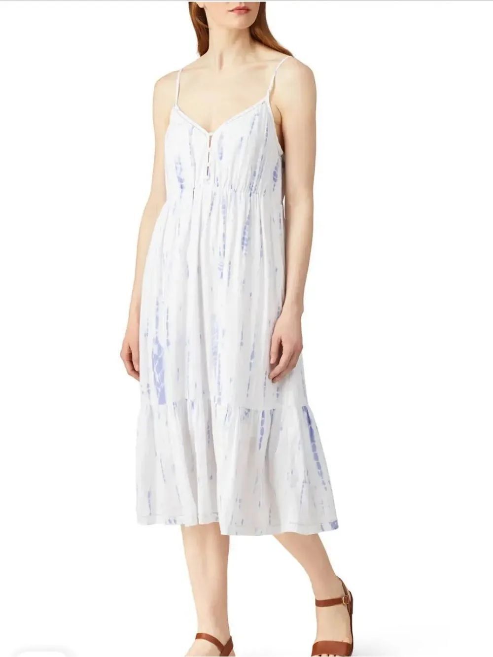 Rails Delilah Midi Dress cloud tie-dye Size Medium